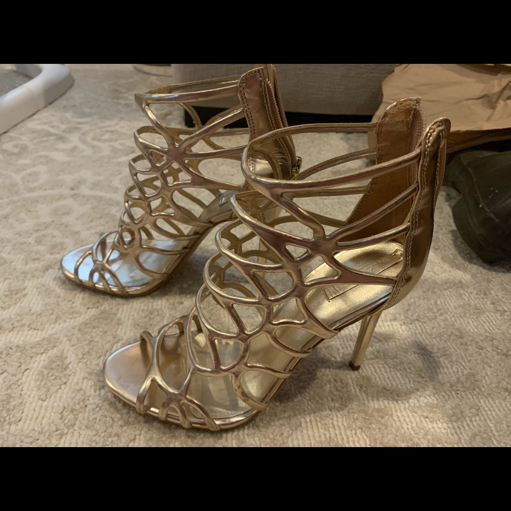 Aldo’s Gold High Heeled Sandal size 7